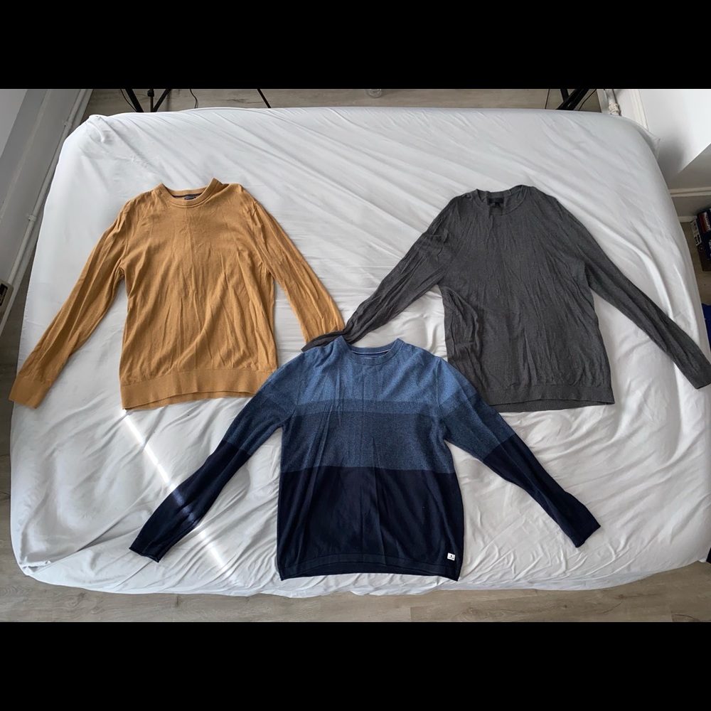 MEN'S BUSINESS CASUAL CREWNECK
SWEATER